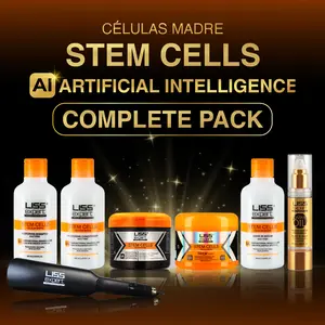 Liss Expert Professional Stem Cells 8.45 oz with Magic Mask and Flat Iron and a Complete After Care Kit
