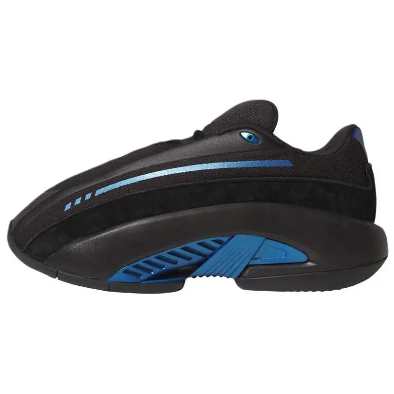 Adidas Originals Mad II Infinity Low-Top Retro Basketball Shoes for Men and Women in Black and Blue - Comfortable, Versatile, Slip-Resistant, Durable Trending Shoes, House White Official Shoes to Get / Maison Mihara Outdoor Sneakers