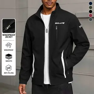 Men's Casual Sports Fashion Jacket, Breathable Riding Gear, Comfortable and Stylish, Suitable for Motorcycle Riders and Outdoor Enthusiasts, A Must-Have Jacket for Daily Home and Leisure Wear