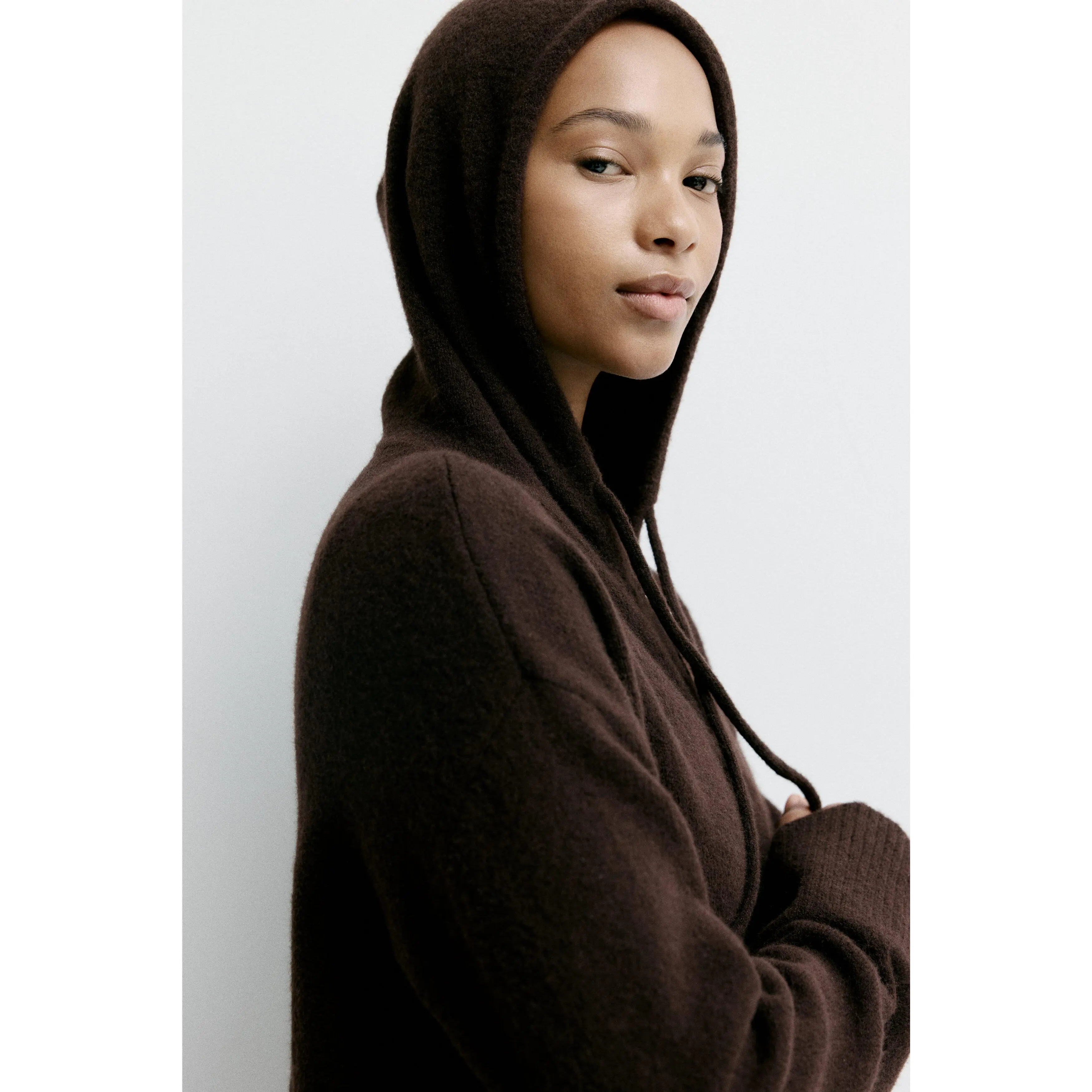 H&M Knitted zip-through hoodie