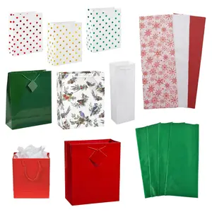 Bulk 172 Pc. Holiday Gift Bag Assortment Kit