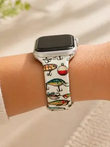 Fishing Lure Watch Band – Outdoor Silicone Strap  – Lightweight & Comfortable