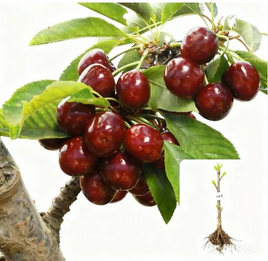 Premium Black Cherry Seedlings, Ready-to-Plant for Home Garden