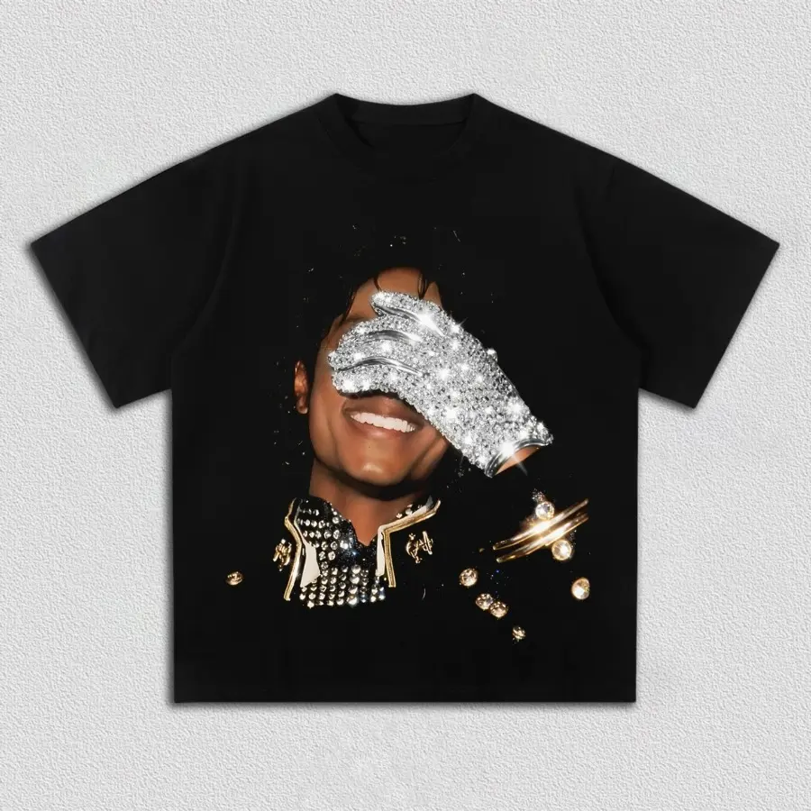 Michael Jackson Summer T-Shirt |     100% Cotton Hip Hop Tee |     Unisex Short Sleeve Fan Gift Top Casual Streetwear
