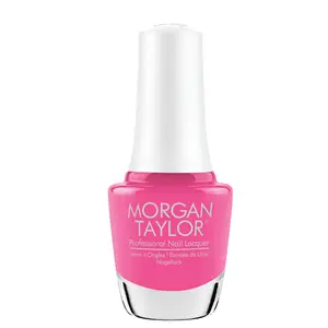 Morgan Taylor Nail Lacquer "Are You Gelly?", Neon Pink Jelly, 15mL |.5 fl oz - Keep It Juicy Collection