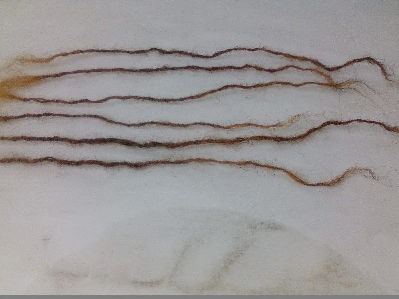 100% Human Hair Handmade Dreadlocks 6 Parts 20.3-35.6cm Sisterlock Replacement