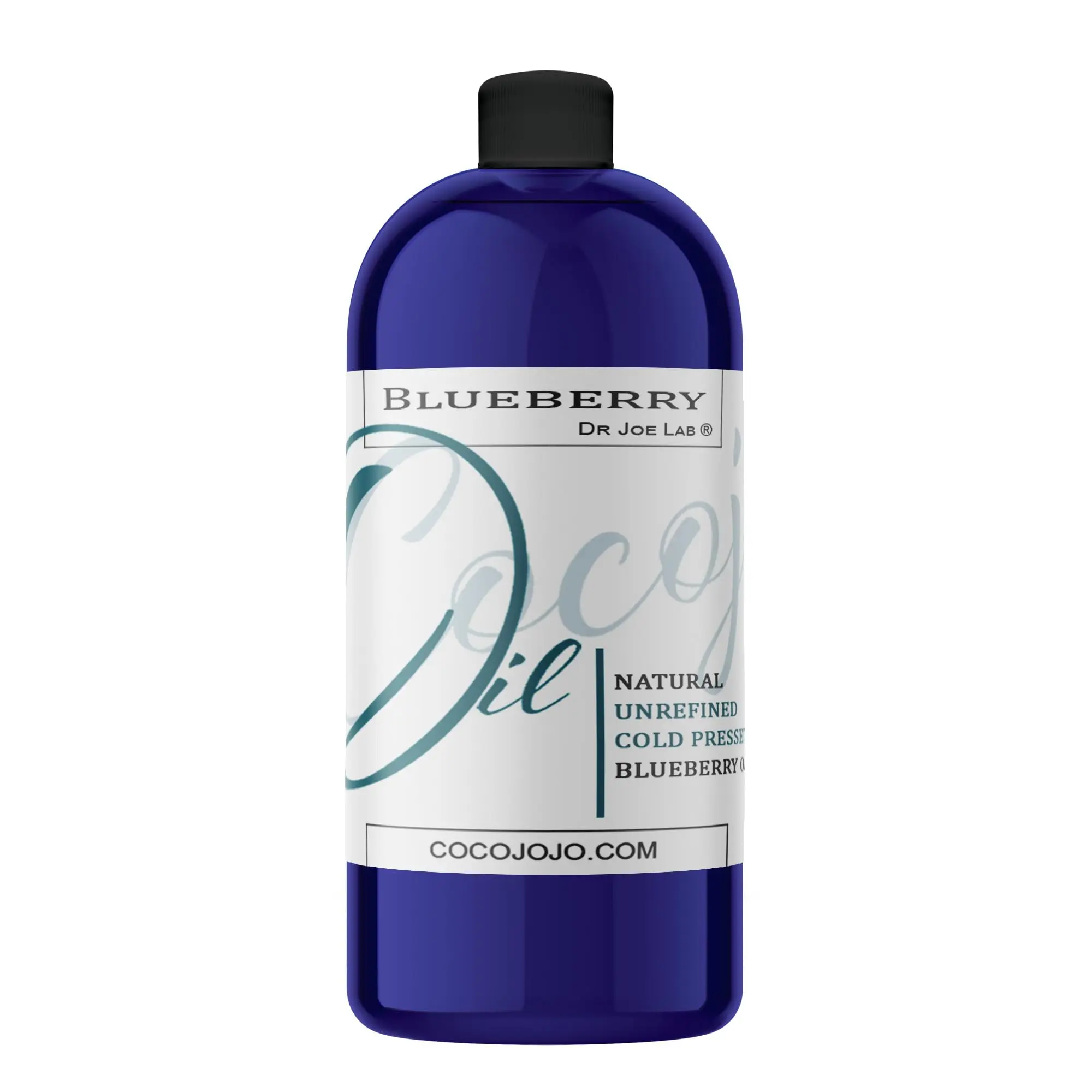 Dr Joe Lab Blueberry Seed Oil - Pure, Unrefined Cold Pressed for Skin, Hair, Nails, Face
