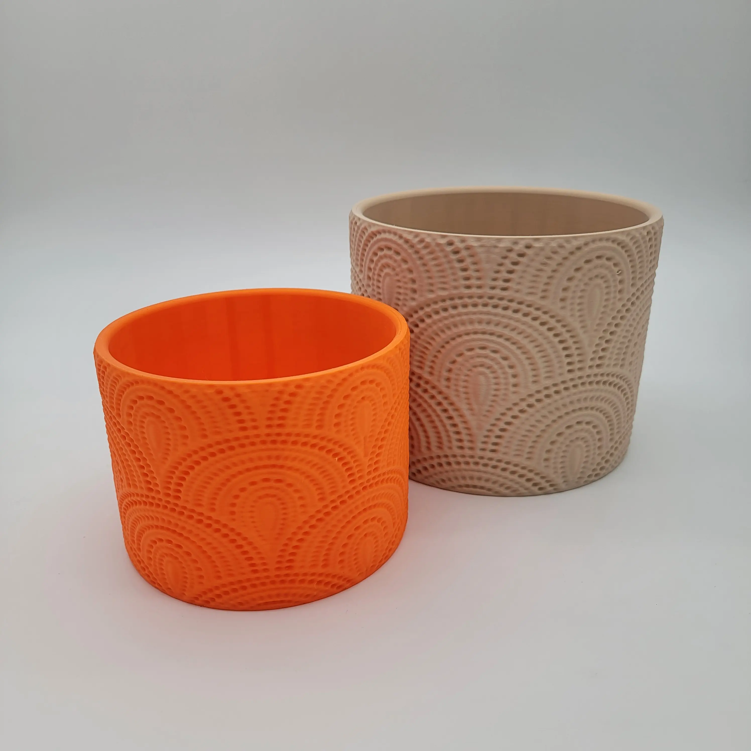 Boho Bloom- 3D Printed Boho Planter with Drainage Holes