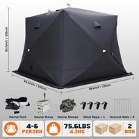 4-6 Person Sauna/98.4''× 98.4'' × 80.4''