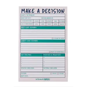 Make A Decision Notepad