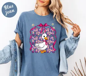 Comfort Colors Mama Goose Shirt Cute Goose Mom Tee Funny Mama Graphic Shirt Mothers Day Gift, Mothers Day Gift #mothersdaygift #momlife #momshirt #giftformom #tiktokshopfinds #viraltee #momstyle #mama