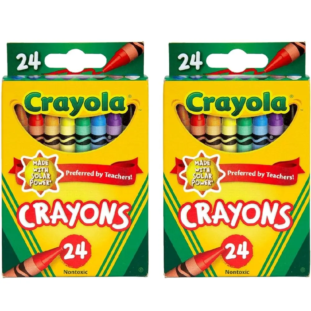 Crayola Crayons 24 ct (Pack of 2)