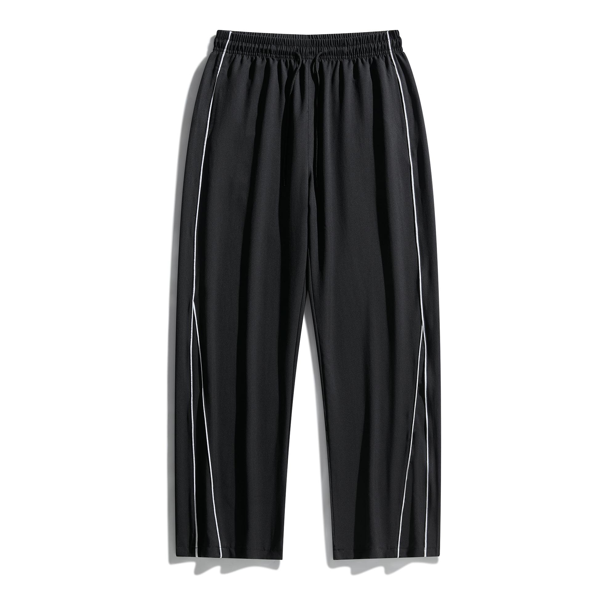 Men’s casual athletic pants, loose straight cut, quick-drying and lightweight, outdoor jogging pants, new for summer