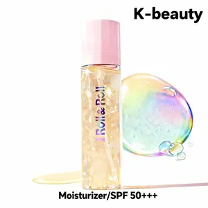 K-beauty Roll & Roll Bling Bling Sunscreen Setting Spray SPF 50 Moisturizing Hyaluronic Acid Radiant Makeup Glow Waterproof Non-Greasy 3.52 fl oz Facial Hydrating Moisturizer