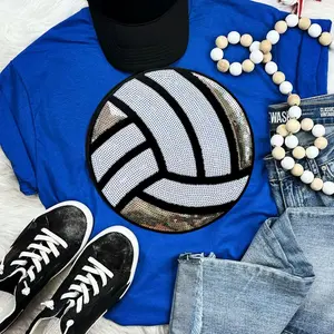 Sequins Volleyball Patch Chenille Patch