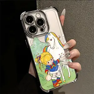 Cartoon Rainbows Brites Phone Case Suitable for iPhone 17 16e 16 15 14 13 12 11 Mini Pro Max Air X XR XSMAX 8 7 Plus Anti Fall Transparent Soft Back Cover
