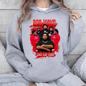 Rod Wave Last Lap Tour Hoodie - Trendy Fan Merch Pullover Hoodie for Hip-Hop Fans
