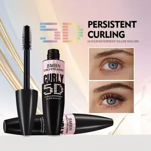 5D Dense, Voluminous Lengthening Mascara - Black, non-sticky, non-greasy, suitable for all types of eyelashes, makes eyelashes clearer, longer, curlier, clump-free, and easy to use, Perfect choice for parties, weddings, and Christm
