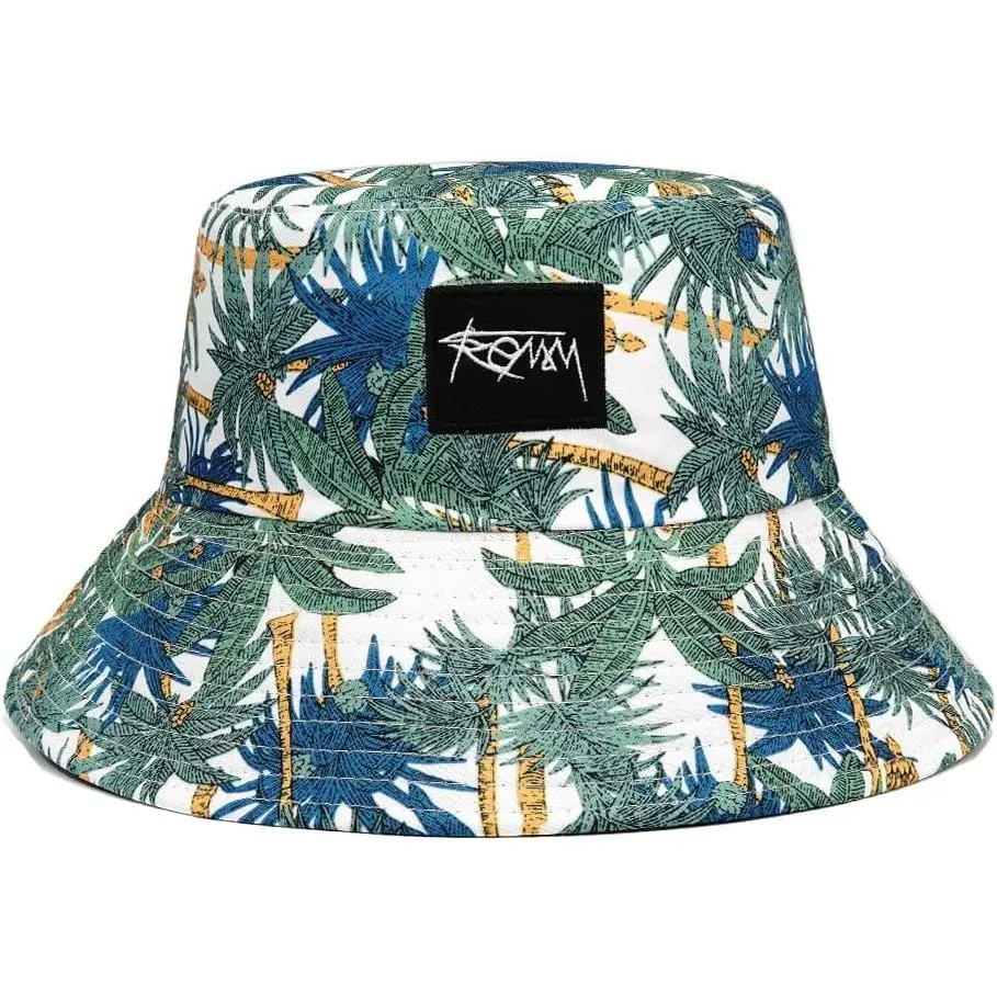 Fashionable Packable Fold Bucket Hat - Unisex Outdoor Cap for Men & Women, Ideal for Summer Travel Beach Outfits, Plants, Letter Embroidery, Clothes
