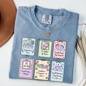 Comfort Colors NICU Nurse Shirt, Neonatal ICU Tee, Baby Nurse T-Shirt, NICU Staff Tee, Nurse Appreciation Gift