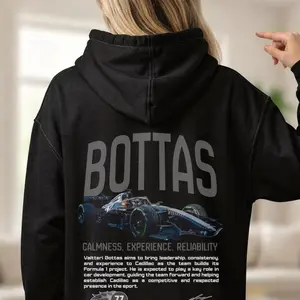 Valtteri Bottas Hoodie, Cadillac Team Sweatshirt, F1 T-shirt T
