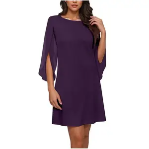 Womens Cocktail Dresses Flutter Sleeve Formal Dresse Wedding Guest Dresses for Women Trendy