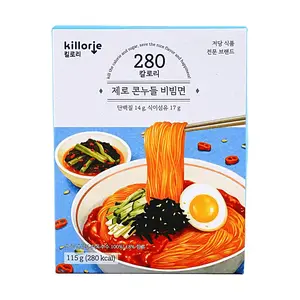 Korean Zero Corn Noodles Bibim Flavor - Low Calorie, Konjac Style, Diet Friendly