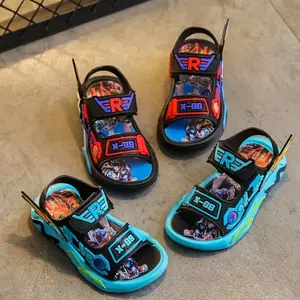 2026 Summer Boys Sandals Lightweight Durable Soft Sole Beach Shoes for Older Children
