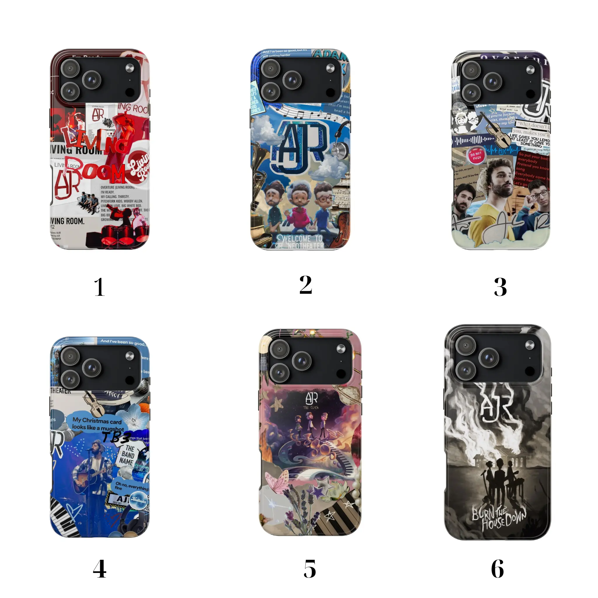 AJR Phone Case for Iphone, for Samsung ,Phone Accessories, Cute Phone Case,  Fashion Case, Perfect Gift for Her/Him, Creative Dual Layer Case - TikTok  Shop