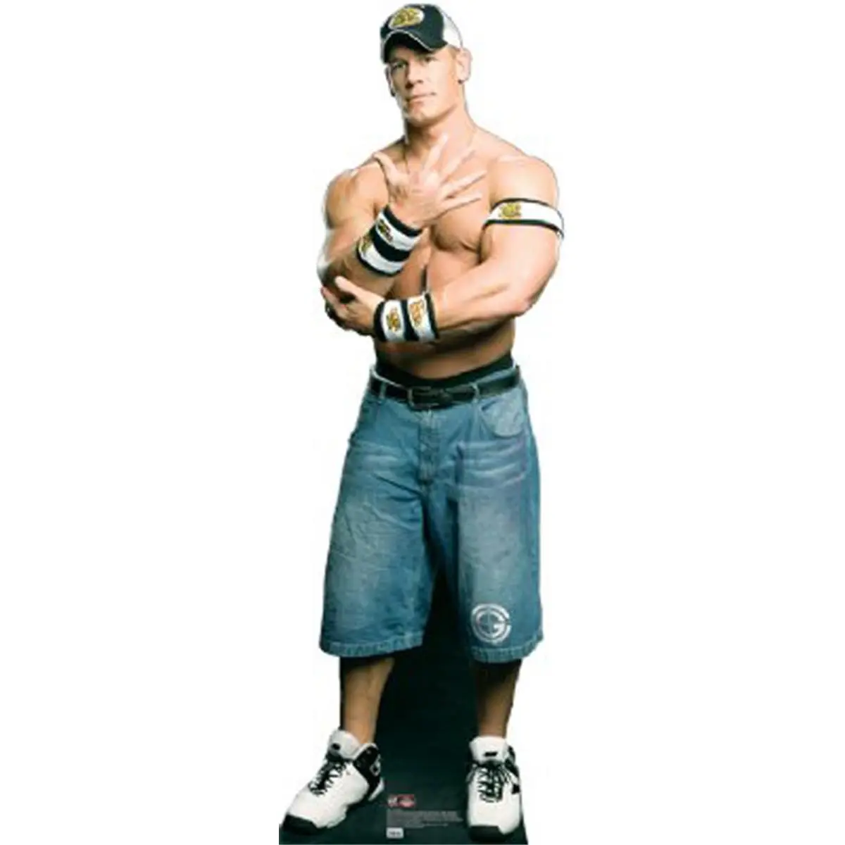 212 MAIN Advanced Graphics 740 John Cena Life-Size Cardboard Stand-Up, Room Decor, Wrestling Memorabilia, Collectible Gift for Room Accent