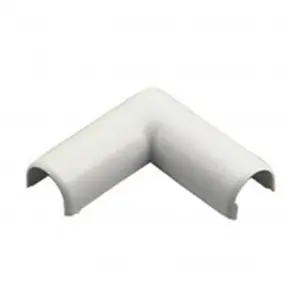 Wiremold  Wire Channel Flat Elbow - White