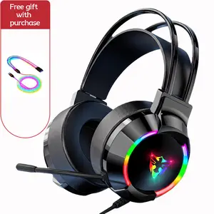 Wired Gaming Headsets with 7.1 Surround Sound, Low Latency, Over-Ear Design, Noise-Canceling Mic for PC, PS5, Late Night Gaming (Ideal for CODM, PUBG)