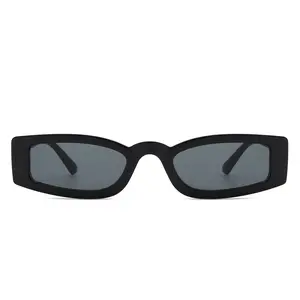 Rectangle Slim Retro Tinted Square Vintage Narrow Sunglasses Rectangular ultra-thin vintage tinted square vintage narrow sunglasses beach resort casual music festival boating outdoor sports party festival outdoor dining city shopping glasses 20231911S