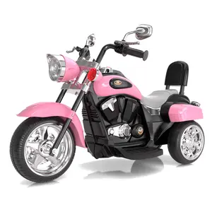 KORIMEFA Kids Ride On Electric Motorcycle, 6V Battery Powered with Horn and Headlight, ASTM Certified, 3-Wheel Ride On Toy for Kids，Electric Motorcycle for 3 Year+