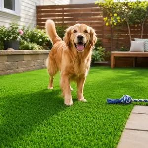 7*20FT Low Maintenance Artificial Grass Turf, Pet Safe Realistic Fake Grass for Dogs & Kids, 0.78in Thick Dense Synthetic Lawn for Backyards, Gardens, Balconies, Patios, No Mowing Waterproof UV Resistant Easy Install Cuttable Outdoor Decor