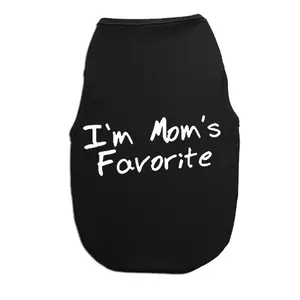 Letter Print Personalized Pet Vest, Soft Breathable Pet Shirt, Fashionable Pet Clothing for Daily Wear, Comfortable and Stylish Pet Clothes for Dogs & Cats