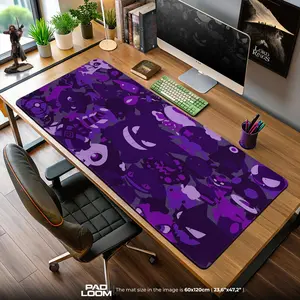 Ghost-Type Mouse Pad, GGengarr & Haunted Team Desk Mat