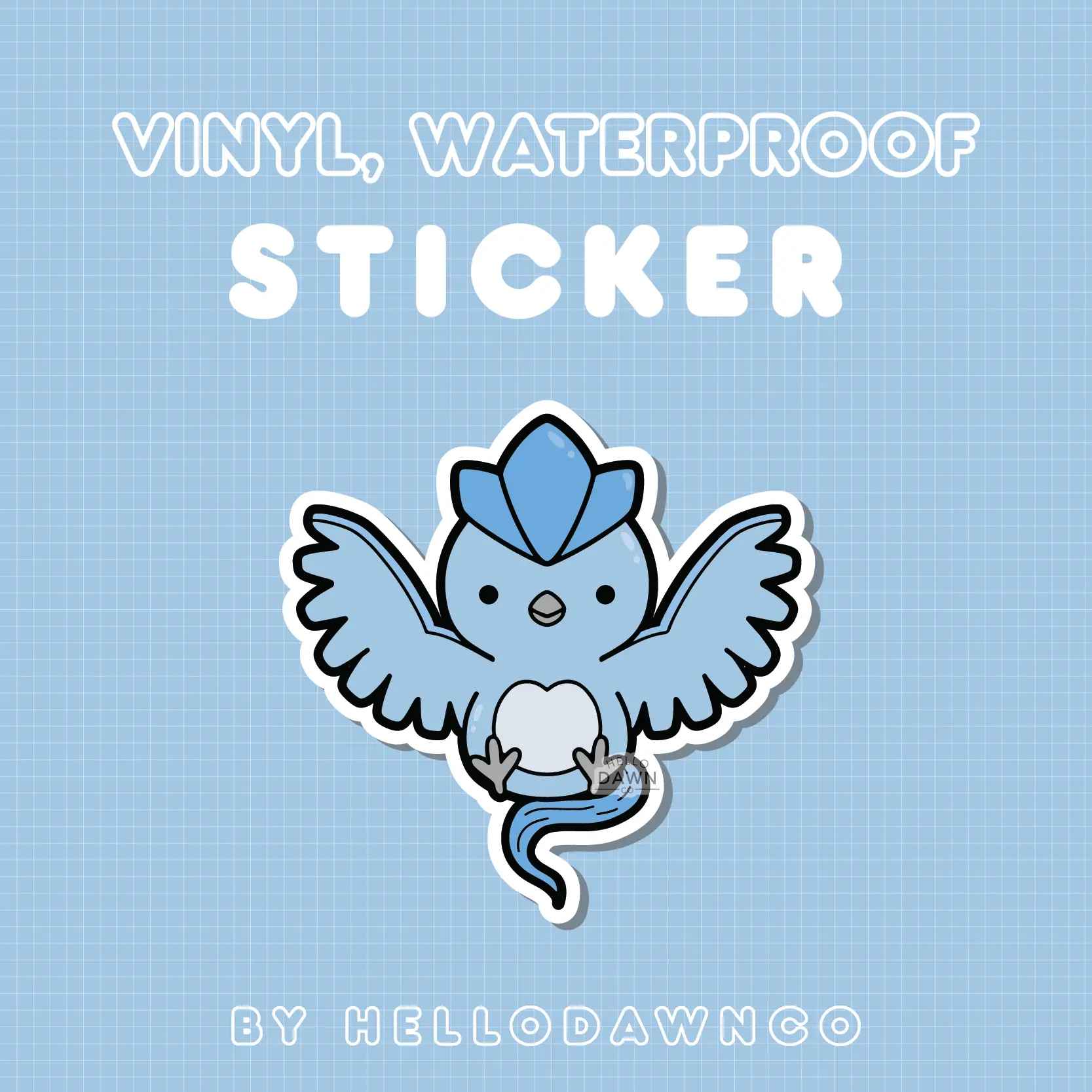 #144 Legendary Uno Vinyl Waterproof Sticker