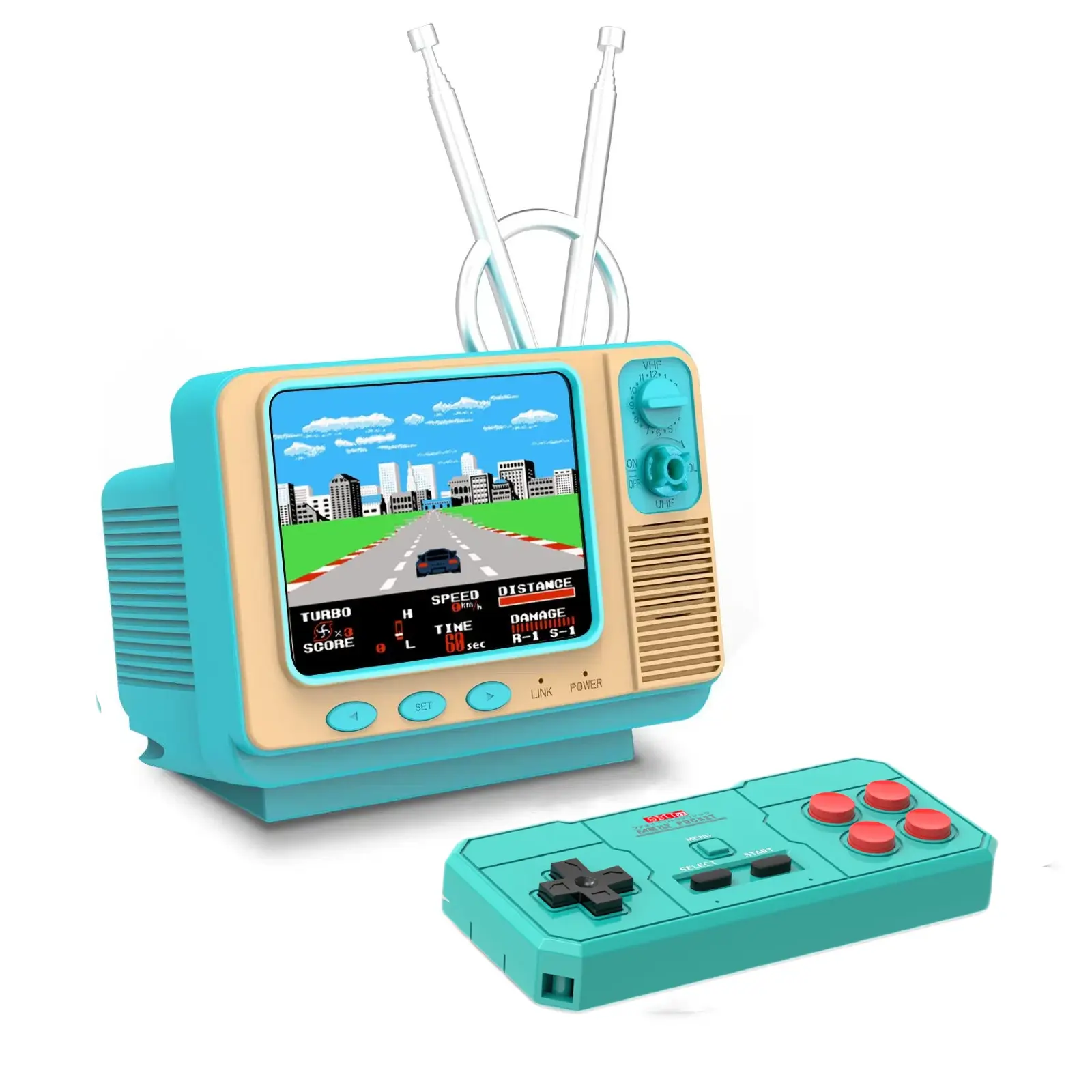 Retro Video Games Console GV300S Mini TV Style 308 Video Games Player with Handheld Gamepad Retro Video Games Console GV300S Mini TV Style 308 Video Games Player with Handheld Gamepad