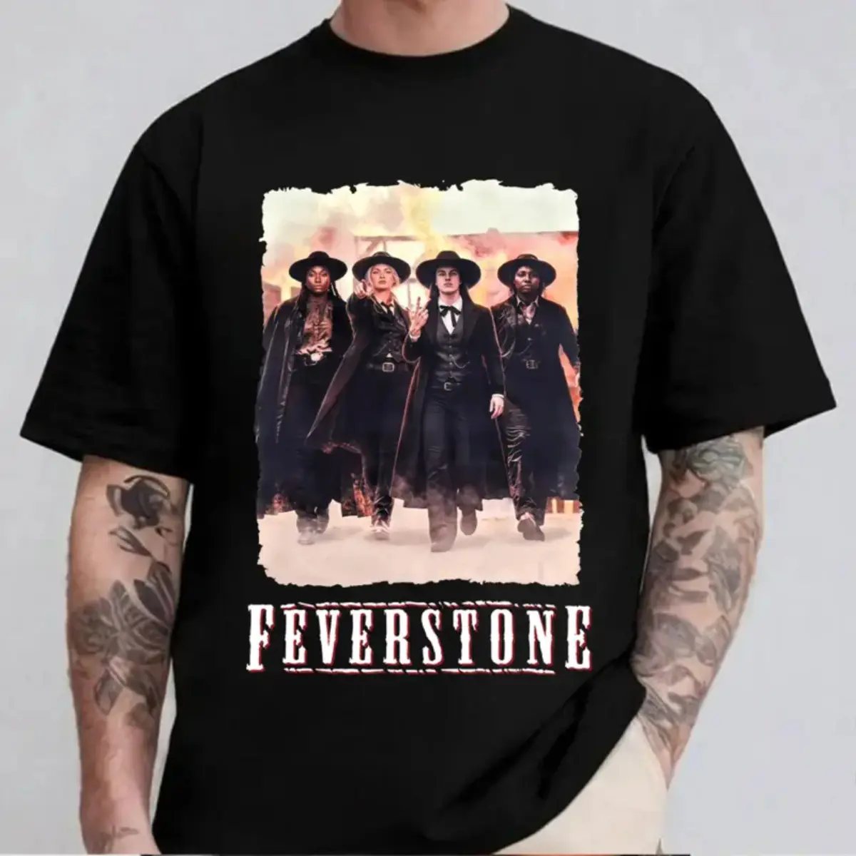Feverstone Western Graphic T-Shirt, Funny Indiana Basketball Fan Unisex Tee