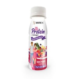 BariatricPal 30g Whey & Collagen Complete Protein Power Pro Shots - Fruit Punch