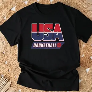 USA Basketball Tribute T - Shirt for Die - Hard Fans