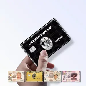 ZAEN0X Mexican Express Credit Card Stickers Matte Waterproof Vinyl Bank Card Debit Skins Decal Covers Easy to Apply for Everyday Use Secure Protection