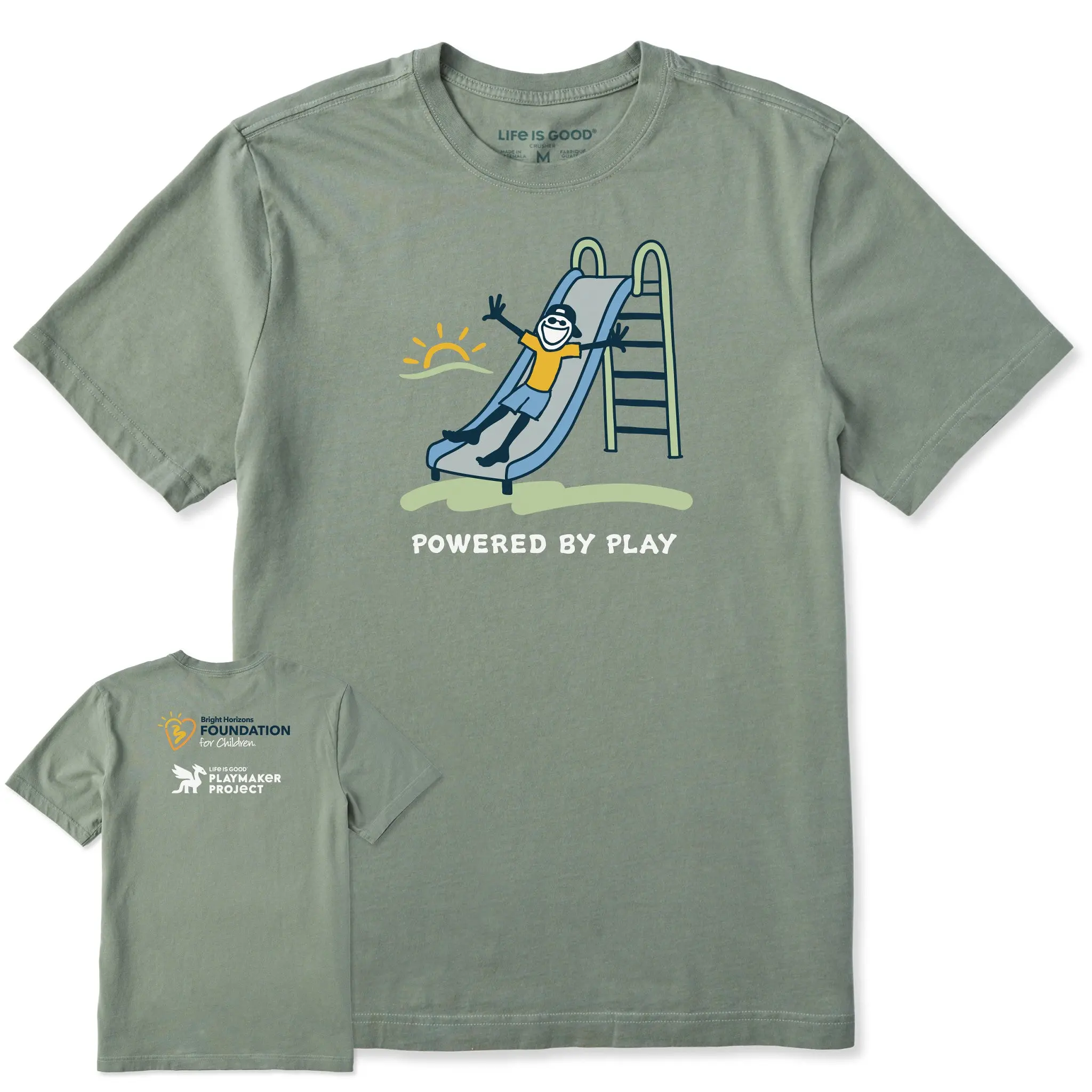 Men's Bright Horizons Powered by Play Short Sleeve Crusher Tee