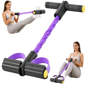 6-Tube Resistance Band Pedal Puller for Full Body Home Workout