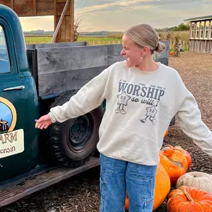 So Will I Crewneck Sweatshirt | tan