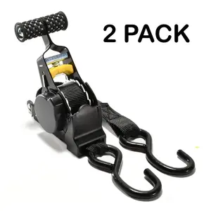 2Pack Auto Retractable Ratchet Straps (U.S.-based), Next Business Day Shipping US