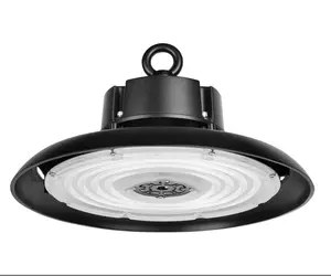 Lepro UFO LED High Bay Light 100W, 14,500lm 5000K Daylight, 300W HPS Equivalent, 0-10V Dimmable Commercial Warehouse LED Lighting, Waterproof IP65, 120-277V, 90° Beam, Industrial Ceiling Light Fixture