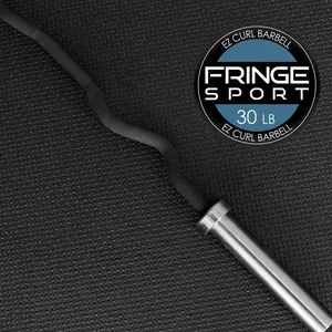 Fringe Sport 30lb Curl Bar - Ideal for Body Care and Spa Experience