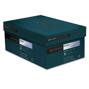 Southworth  Credentials Collection Fine Linen #10 Envelope- V-Flap- White- 250/Box